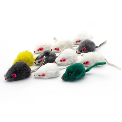 (10 Piece Set) Plush Toy Mice