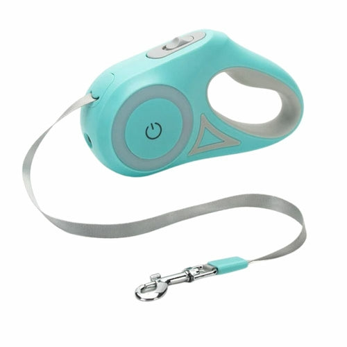 Automatic Retractable Dog Leash with LED Light