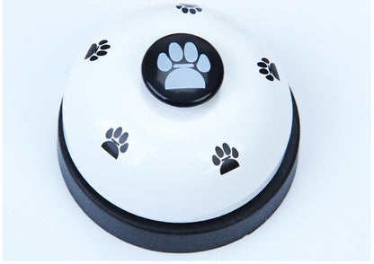 Cat And Dog Trainer Pet Footprints Ringing The Bell