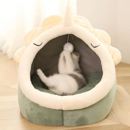 Adorable Dinosaur Pet Hut with Ball Toy