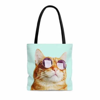 Durable "Cool Cat" Tote Bag, 100% Polyester