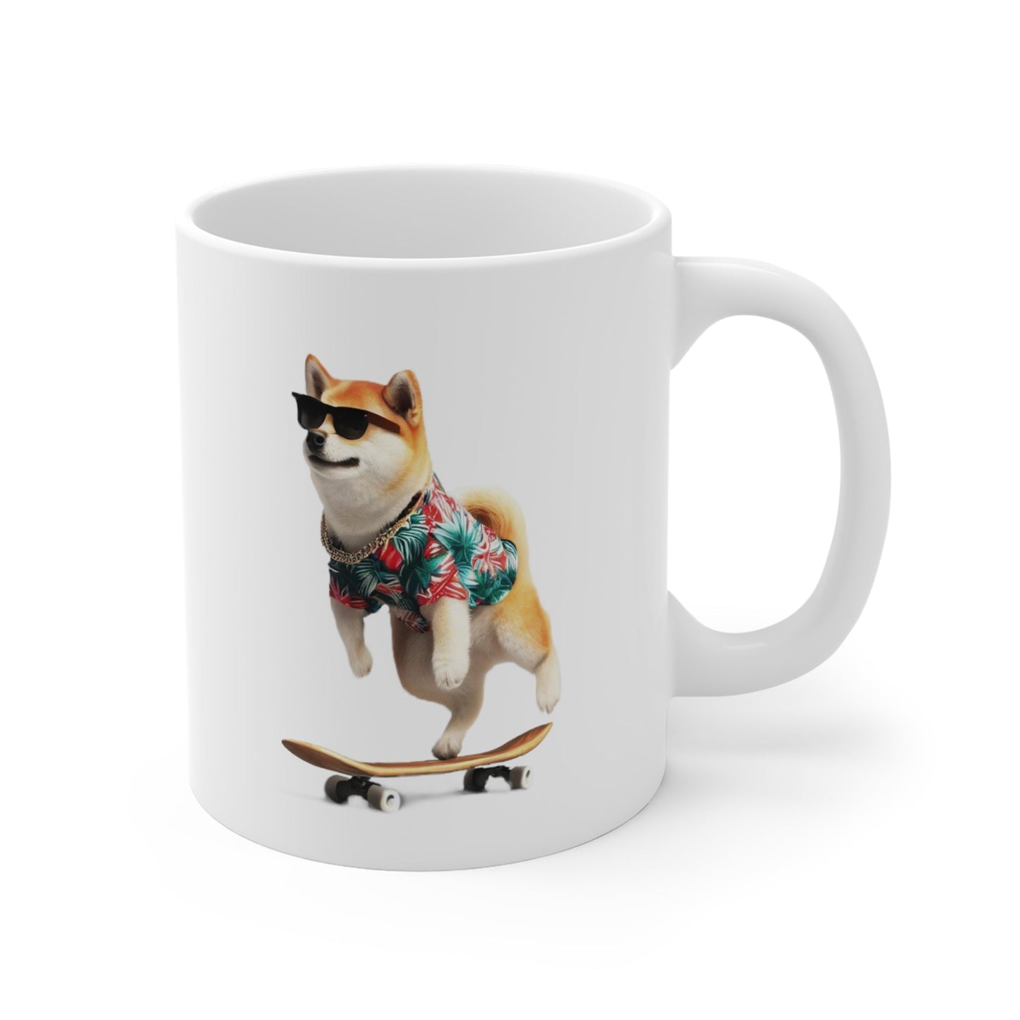 Shiba in Hawaiian Shirt Mug