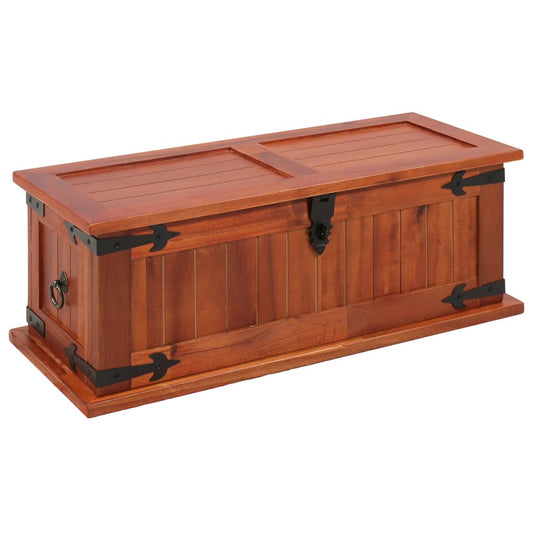 Luxury Pet Toy Chest, Solid Acacia Wood (35.4"x17.7"x15.7")