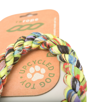 ReRope Looper with Tennis Ball (Eco-Friendly) Fabric Rope Ball Toy