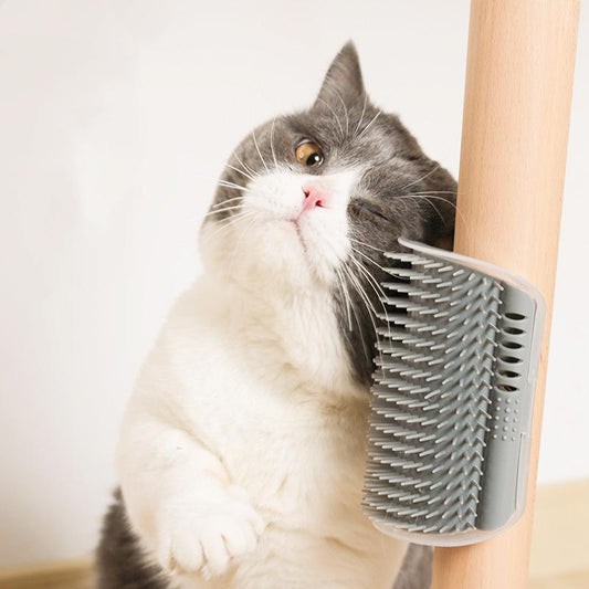 Corner-Comb Adhesive Cat Brush (Self-Care for Cats)