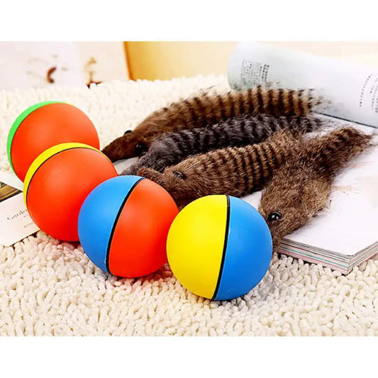 The Classic Weasel Rolling Ball - Motorized Toy (AA Batteries)