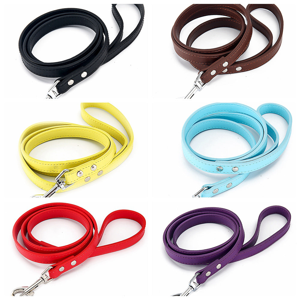PU Leather Leash (6 Colors Available)