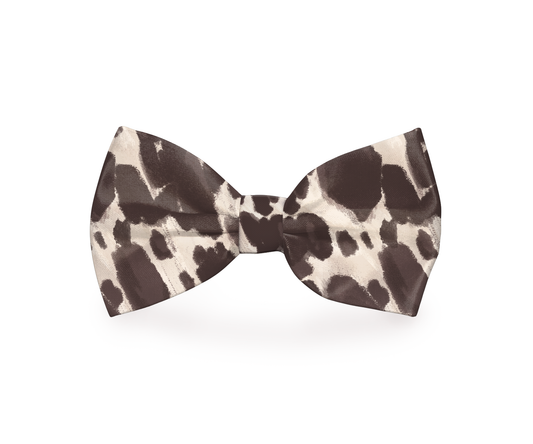 (Cow Print) Dog Bow Tie
