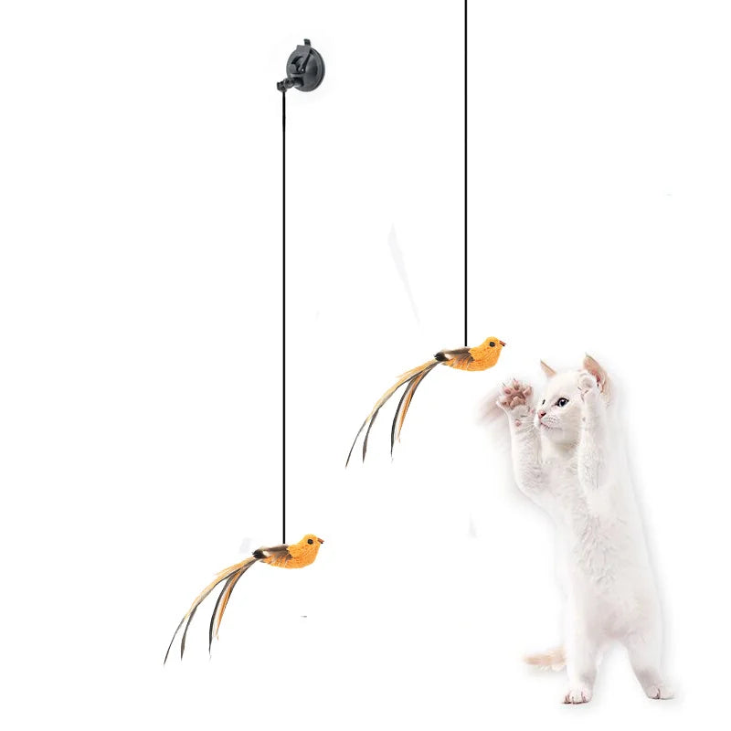 Suction-Cup Hanging Cat Rope Toy