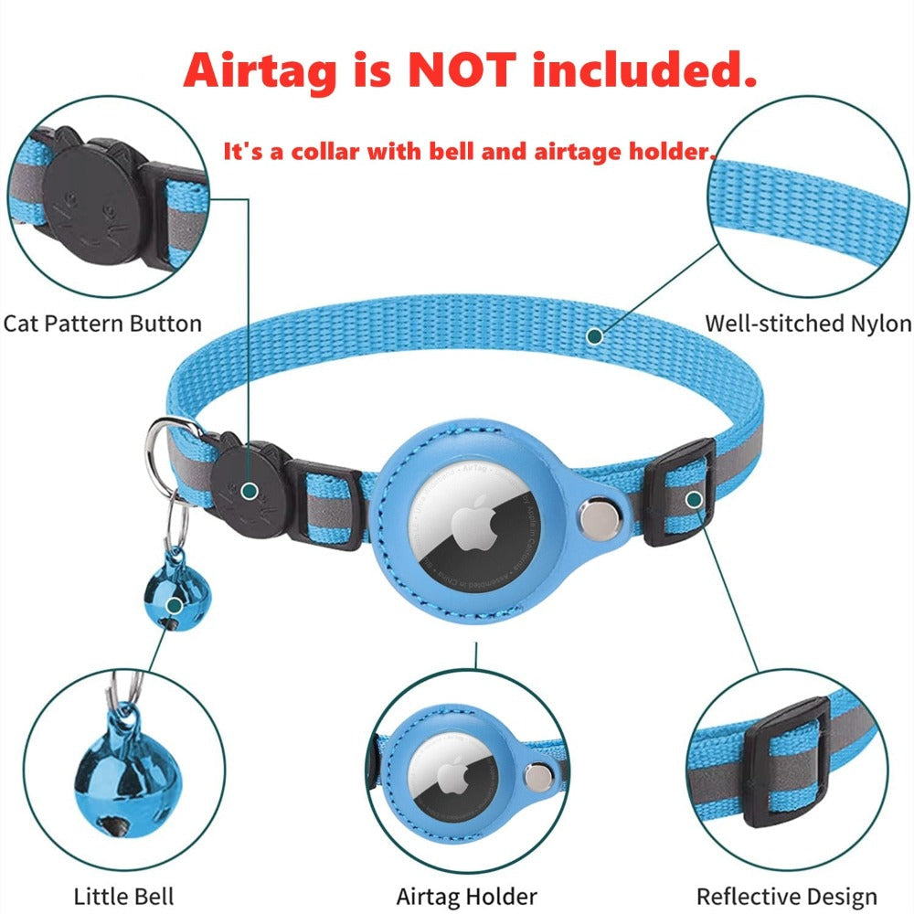 Reflective Airtag Case Safety Collar