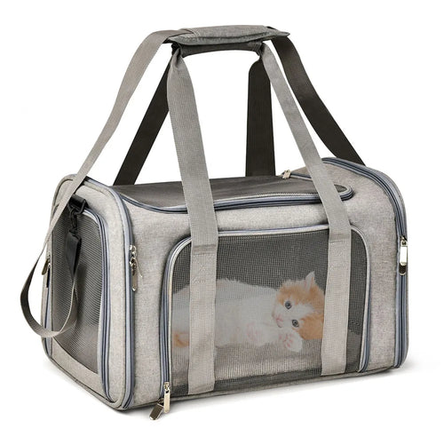 Pet Travel Carrier Bag, Soft Sided (Medium & Large)