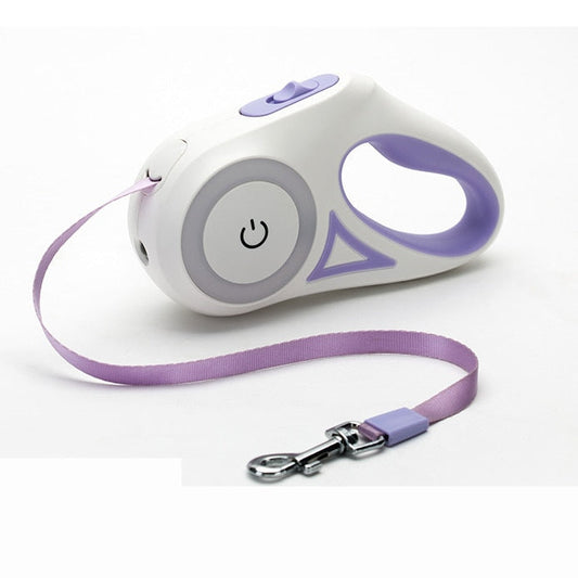 Automatic Retractable Dog Leash with LED Light