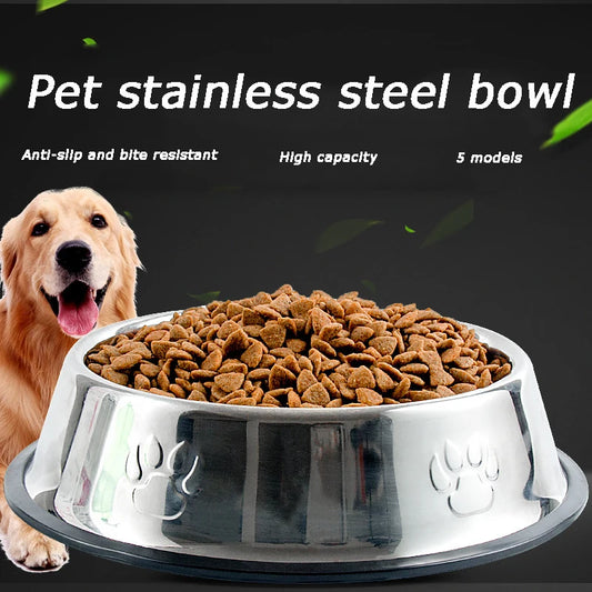 Pet Stainless Steel Bowl (6 Sizes Available)