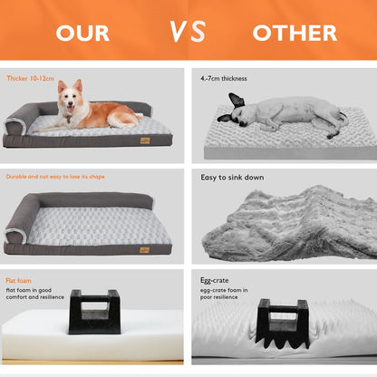 Orthopedic Waterproof Dog Bed, (XL) Up to 99 lbs.