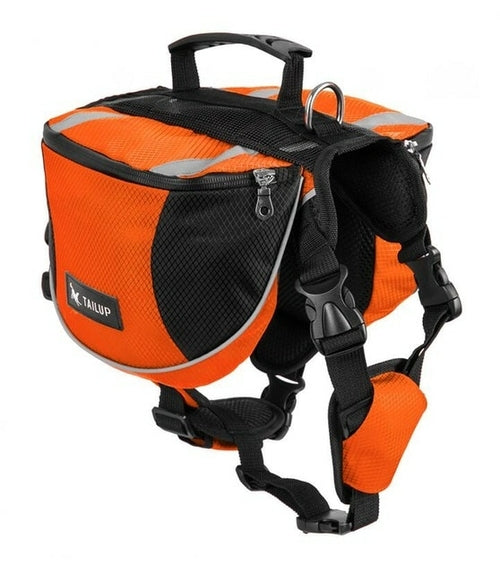 Polyester Dog Saddlebag Pack for Travel, Camping, Hiking, Outdoor