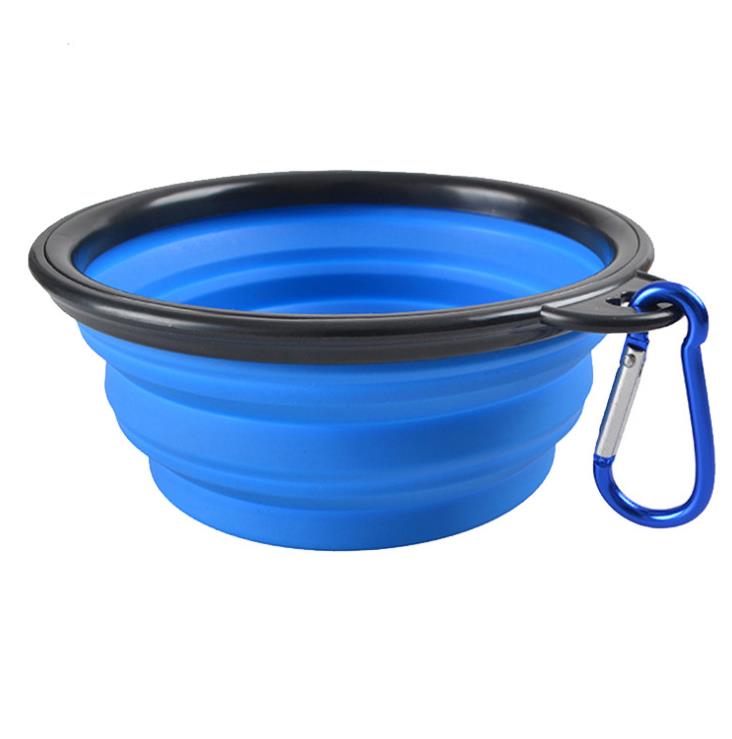 1-Liter Collapsible Silicone Pet Bowl