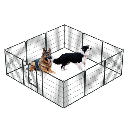 Dog Pens Outdoor 32" Height Foldable 12 Panels