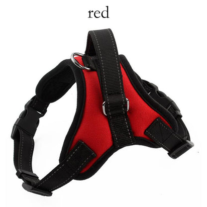 Adjustable Comfort Dog Harness (Red) M/L