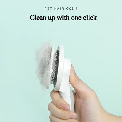 Orbit Grooming Brush for Cats, One-Click Hair Cleanup