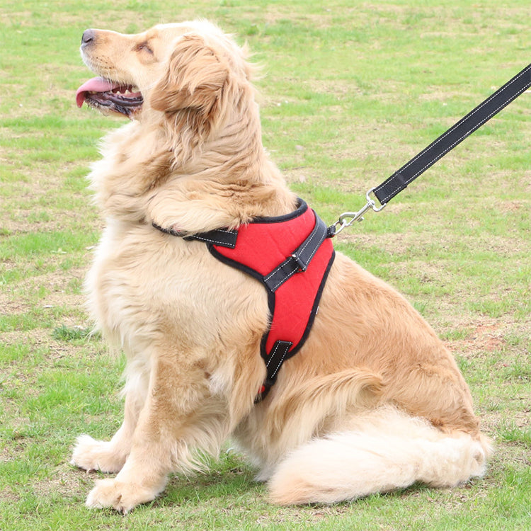 Adjustable Comfort Dog Harness (Red) M/L