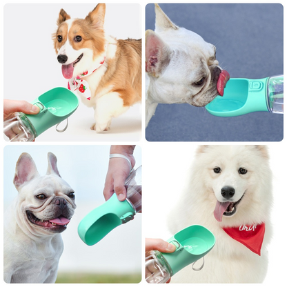 Water Bowl Hydration Dispenser Bottle for Pets, for Hiking, Walking..