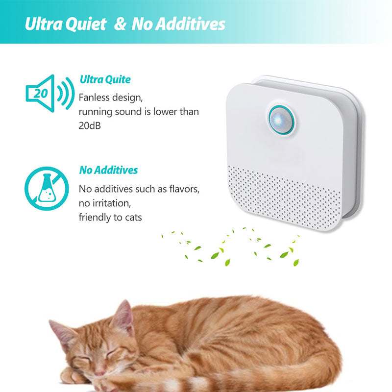 Cat Odor Purifier - Cat Litter Box Deodorizing Air Cleaner