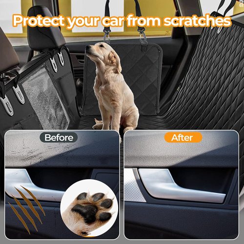 Deluxe Dog Car Seat Cover for Car/SUV Back Seats