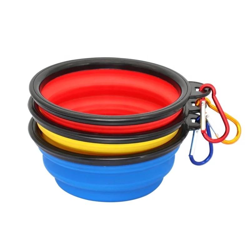 1-Liter Collapsible Silicone Pet Bowl