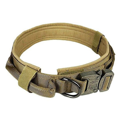 Durable Tactical Grip Dog Collar (M-L)