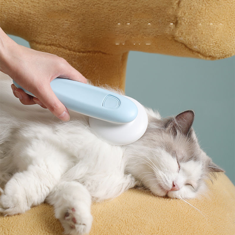 Orbit Grooming Brush for Cats, One-Click Hair Cleanup