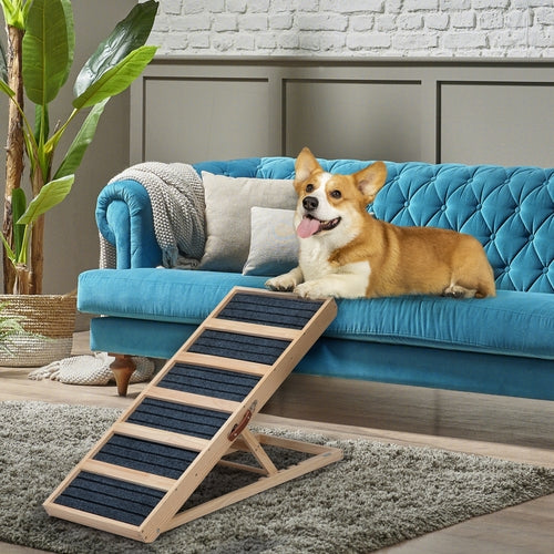 Ramp for Dogs/Cats - Pet Ladder for beds, couch (200 lbs. limit)