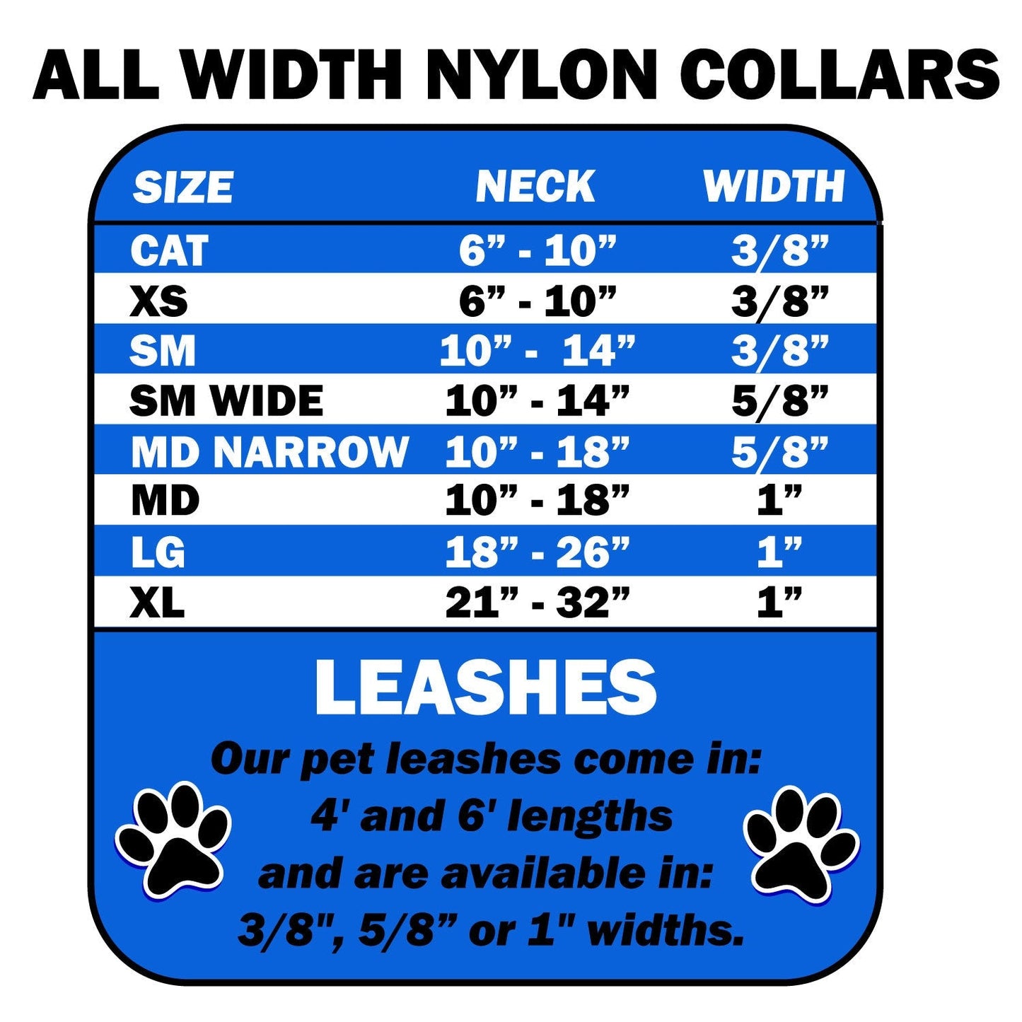 Pet Dog Nylon Collar/ Leash, "In Training" (Sizes SM - XL)