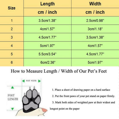 (4 Piece) Paw Mitt Winter-Warm Dog Shoe Set