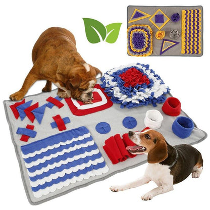 Pet Training Snuffle Mat and Feeding Cushion