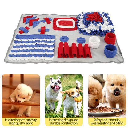 Pet Training Snuffle Mat and Feeding Cushion