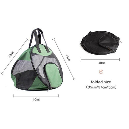 Folding Pet Carrier, Breathable Mesh Portable Travel Bag