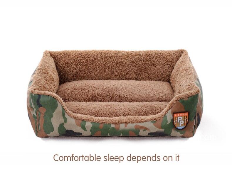 Patterned Washable Pet Bed (S/M/L)