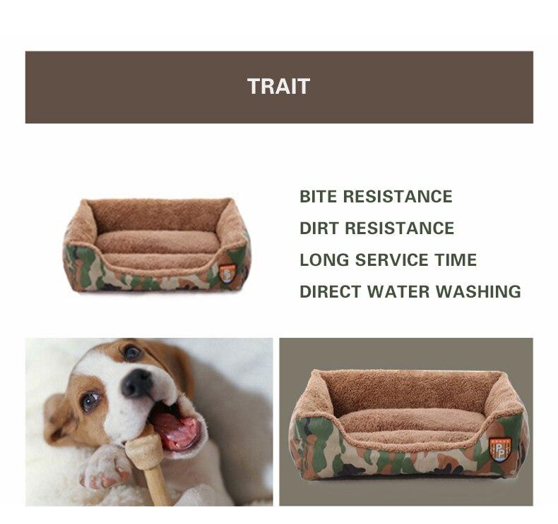 Patterned Washable Pet Bed (S/M/L)