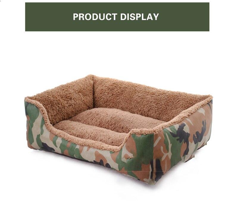 Patterned Washable Pet Bed (S/M/L)