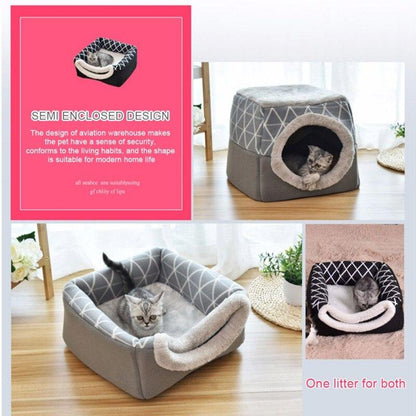 Detachable Soft Kennel-Bed (2-in-1) Cave